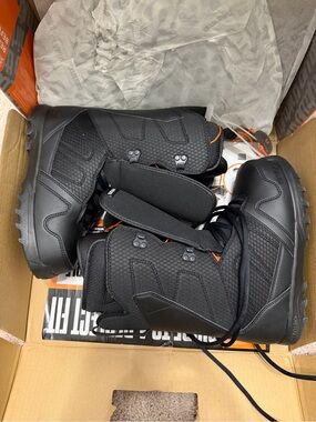 Women's Black Lace-Up Winter & Rain Boots - All-Weather Comfort